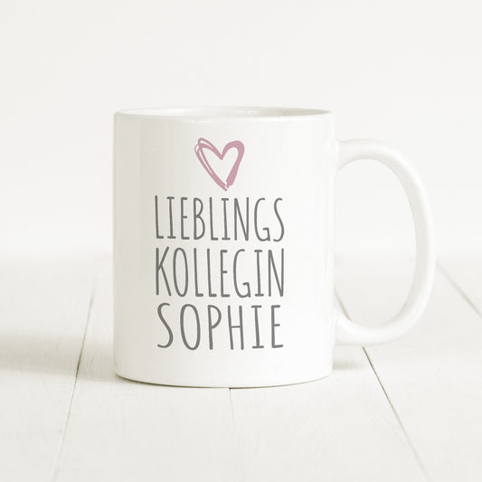 Lieblingskollegin Tasse Personalisiert Name Arbeitskollegin Namensgeschenk