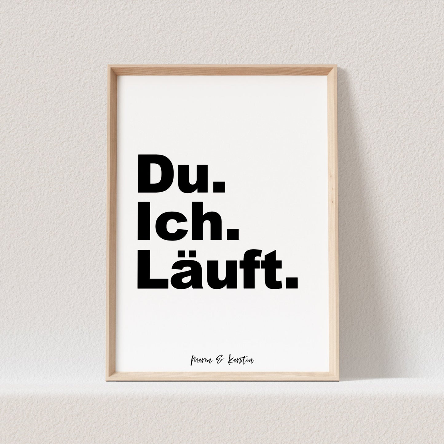 Du Ich Läuft Poster Liebesposter Hochzeitsposter Hochzeitsgeschenk Personalisierbar