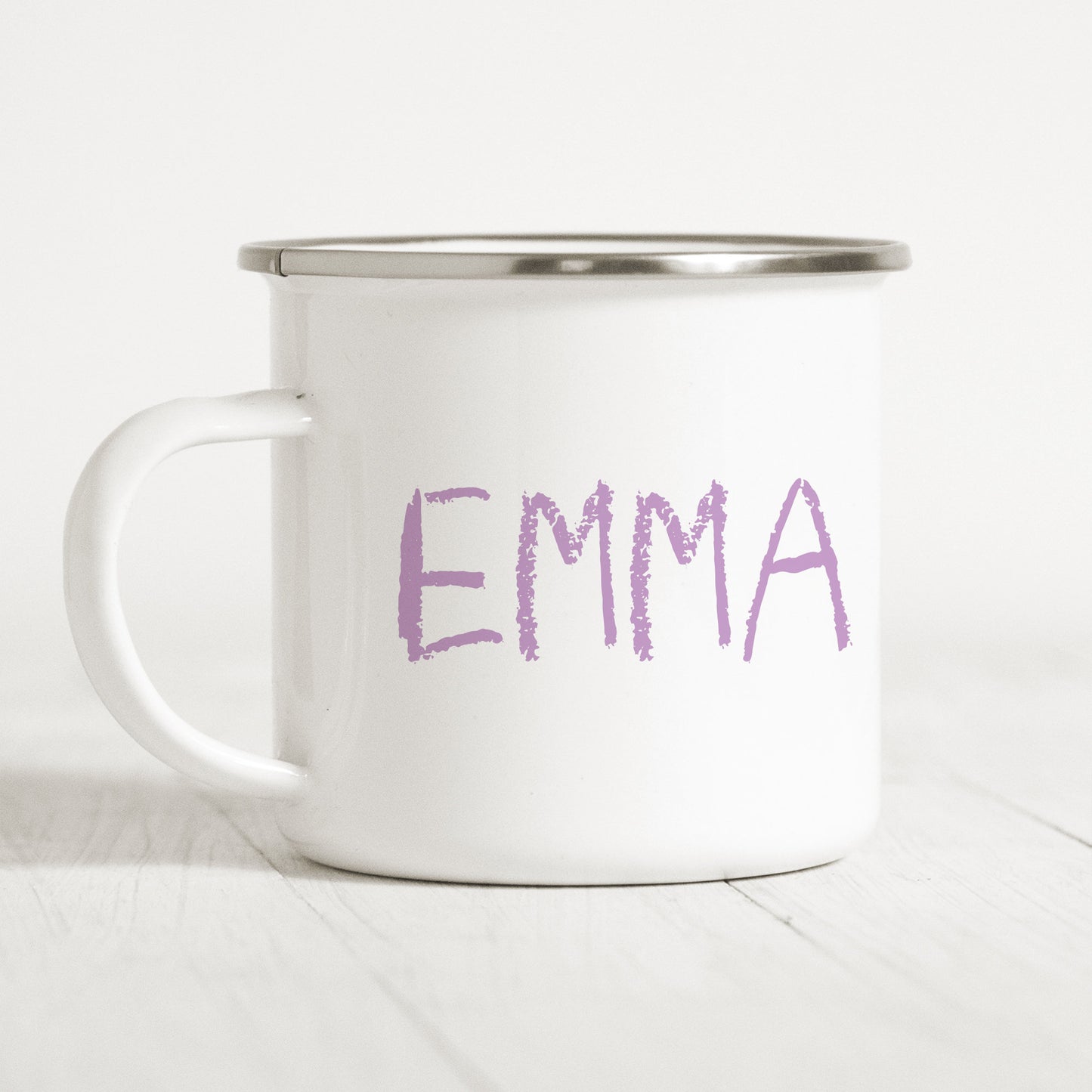 Emaille Tasse Kinder Personalisiert Buchstabe Wachsmalstift Becher