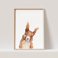 Eichhörnchen Poster Waldtiere Tiere Kinderzimmer Babyzimmer Bild