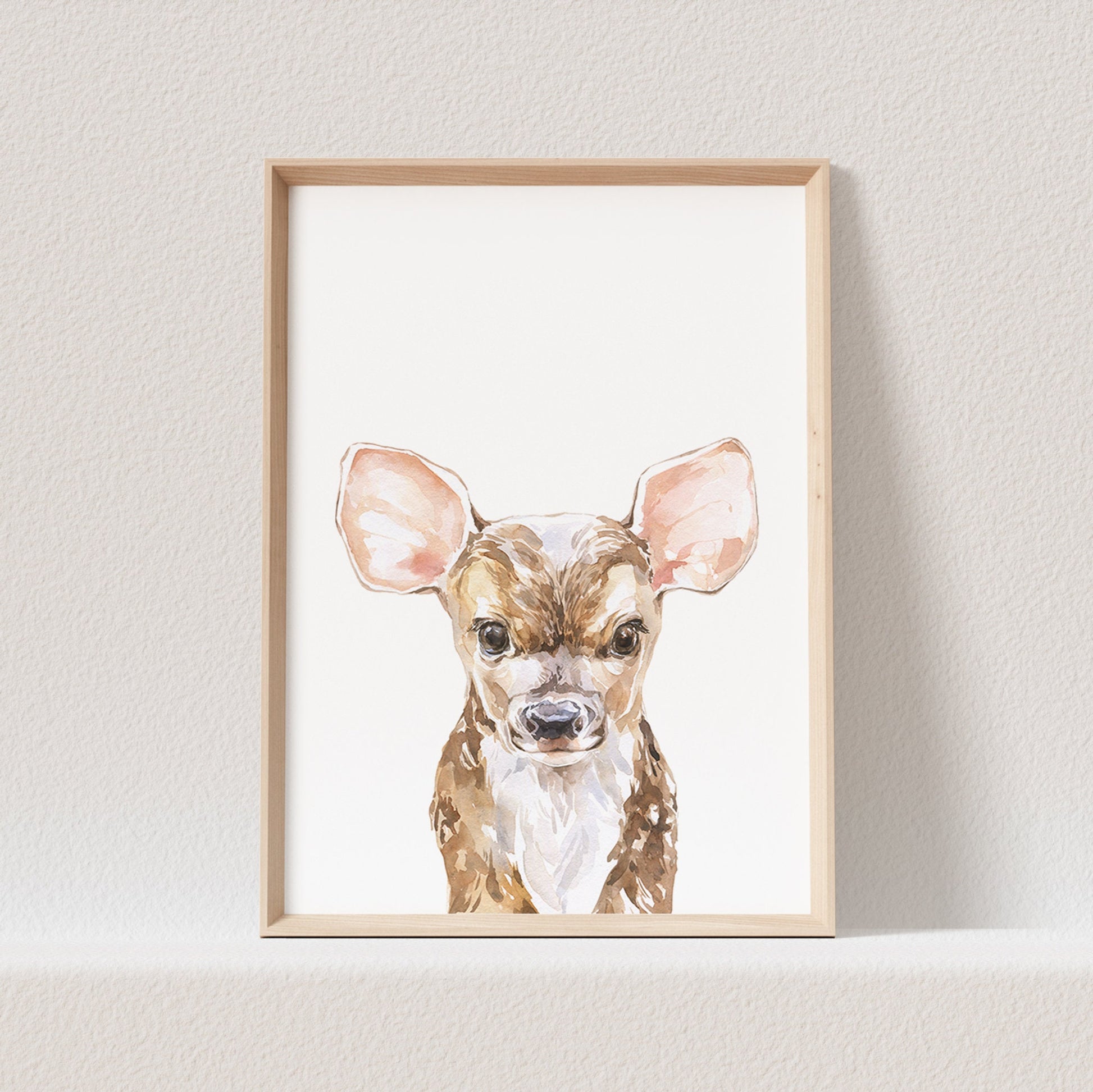 Rehkitz Poster Waldtiere Tiere Reh Baby Kinderzimmer Babyzimmer Bild