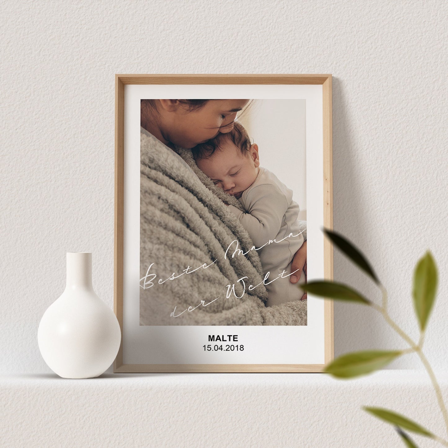 Geschenk Mama Personalisiert | Poster Mit Eigenem Foto & Spruch Personalisierbar