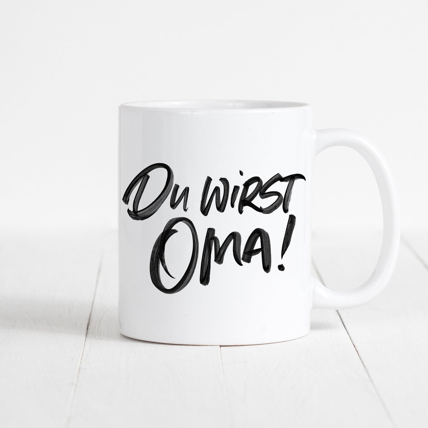 Du Wirst Oma Tasse Keramik Werdende Großmutter Schwangerschaft Verkünden Geschenk