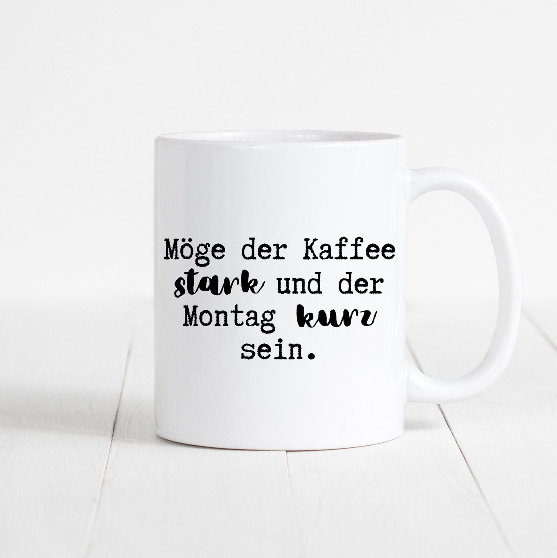 Kaffee Tasse Kaffeebecher Kaffeetasse Lustiger Spruch Montag Arbeit Büro Geschenk