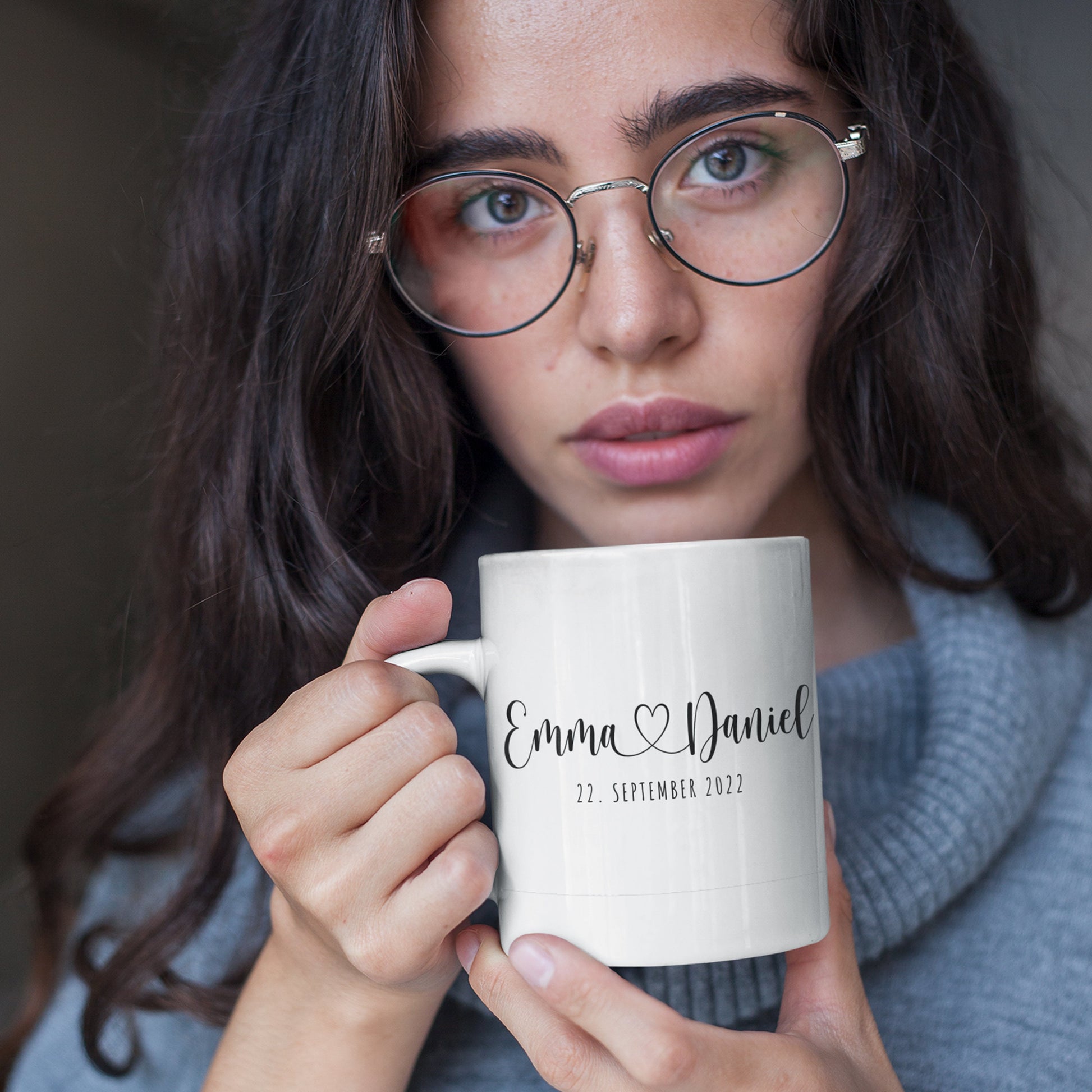 Hochzeit Tasse Personalisiert Bräutigam Braut Namen Brautpaar Hochzeitstag Hochzeitsgeschenk