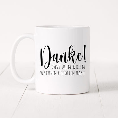 Danke Dass Du Mir Beim Wachsen Geholfen Hast Tasse Erzieherin Abschiedsgeschenk Kindergärtnerin Geschenk