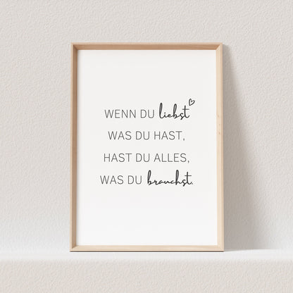 Achtsamkeit Poster Dankbarkeit Spruch Dankbar Achtsamkeit Geschenk