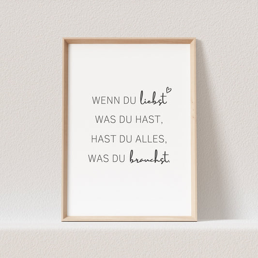 Achtsamkeit Poster Dankbarkeit Spruch Dankbar Achtsamkeit Geschenk