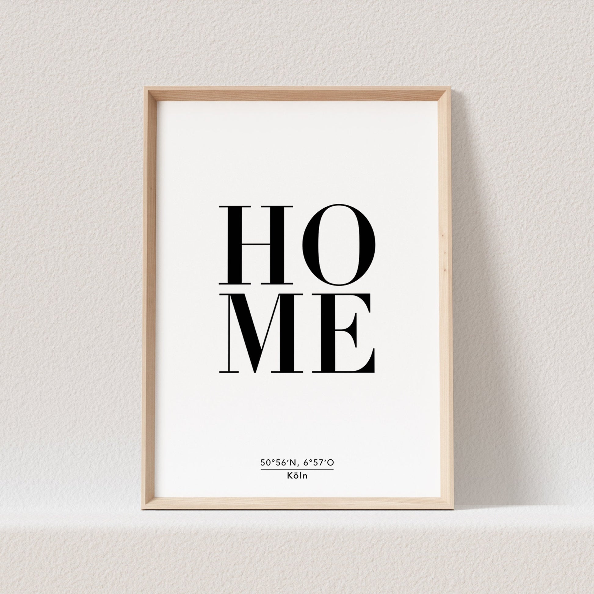 Home Poster Personalisiert Koordinaten Stadt Ort Zu Hause Heimat Personalisiertes Geschenk