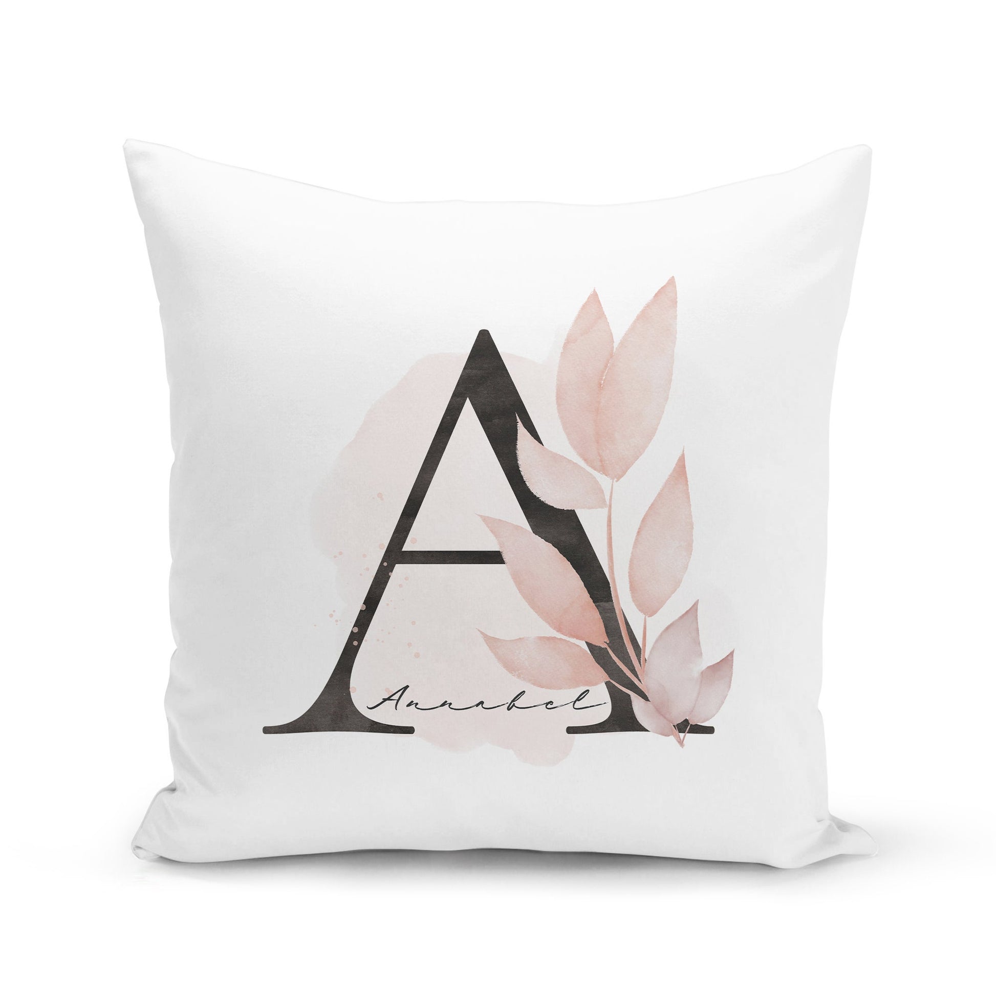 Kissen Personalisiert Buchstabenkissen Mit Name Buchstabe Blumen Floral Namensgeschenk