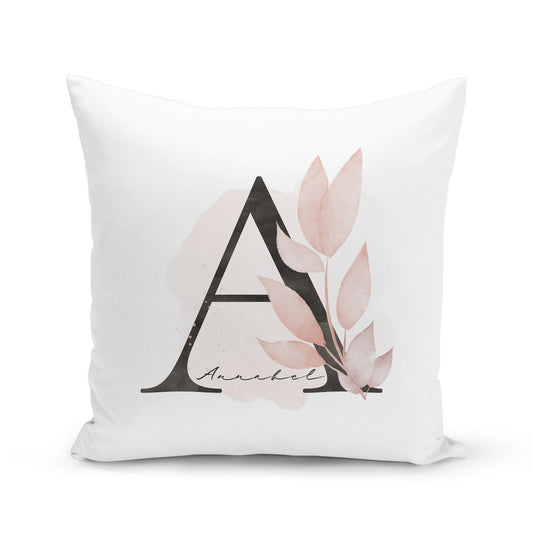 Kissen Personalisiert Buchstabenkissen Mit Name Buchstabe Blumen Floral Namensgeschenk