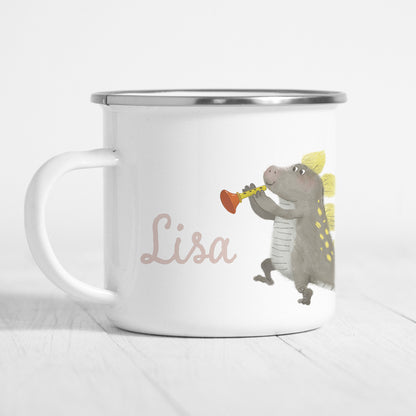 Emaille Tasse Kinder Personalisiert Namenstasse Kindertasse Tiere Personalisiertes Geschenk Namensgeschenk