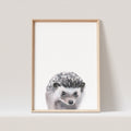 Kinderzimmer Poster Igel Baby Waldtiere Tiere Babyzimmer Bild Geschenk