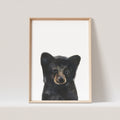 Kinderzimmer Poster Bär Braunbär Baby Waldtiere Tiere Babyzimmer Bild Geschenk