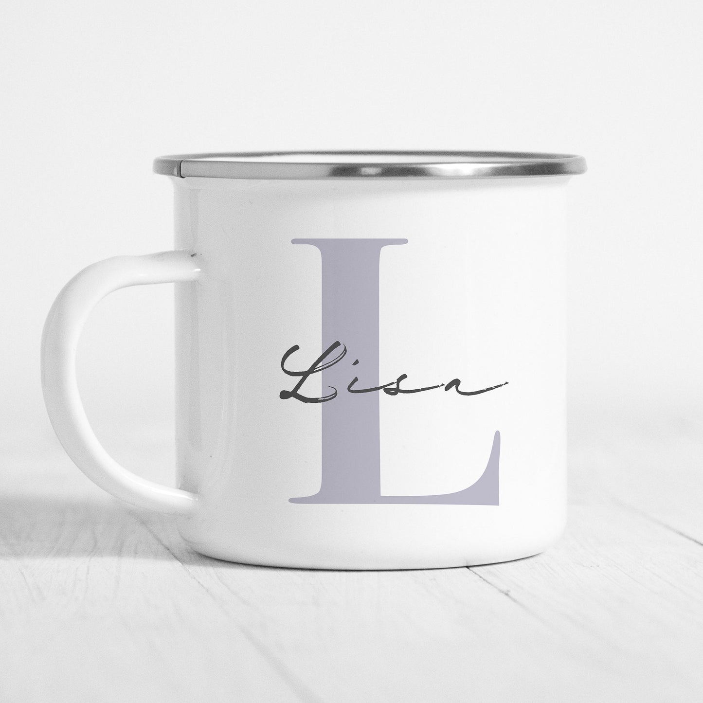 Buchstabentasse Personalisiert Emaille Tasse Buchstabe Name Namenstasse Namensgeschenk