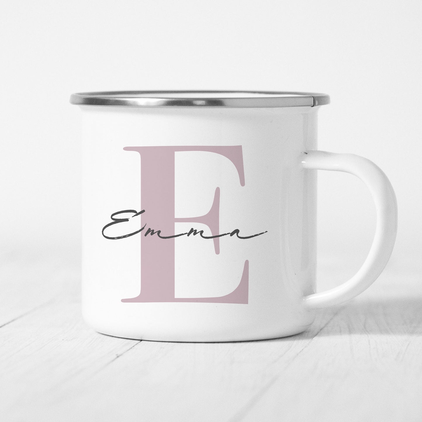Buchstabentasse Personalisiert Emaille Tasse Buchstabe Name Namenstasse Namensgeschenk