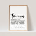 Trauzeugin Definition Poster Personalisierbar Bild Trauzeugin Fragen Geschenk