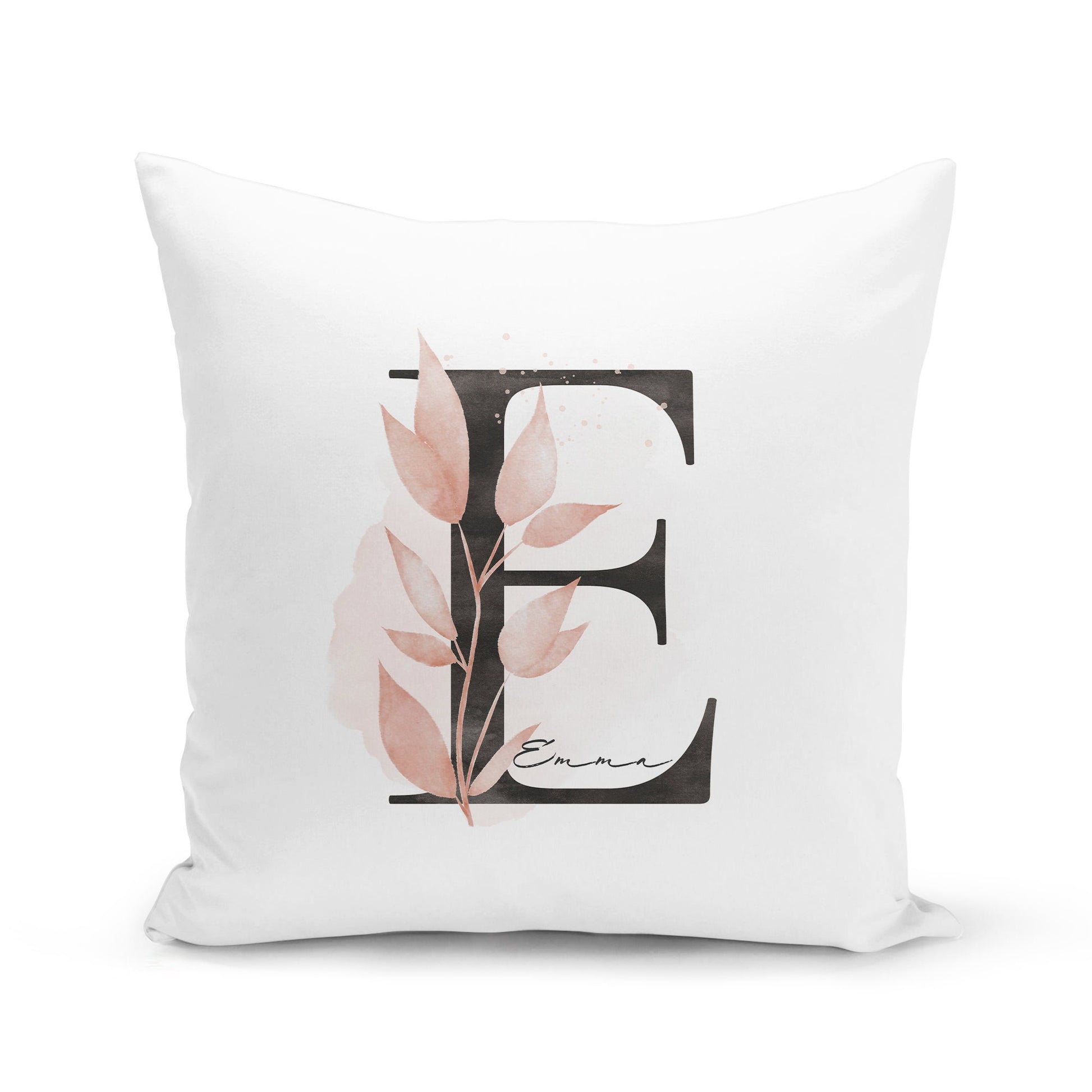 Kissen Personalisiert Buchstabenkissen Mit Name Buchstabe Blumen Floral Namensgeschenk