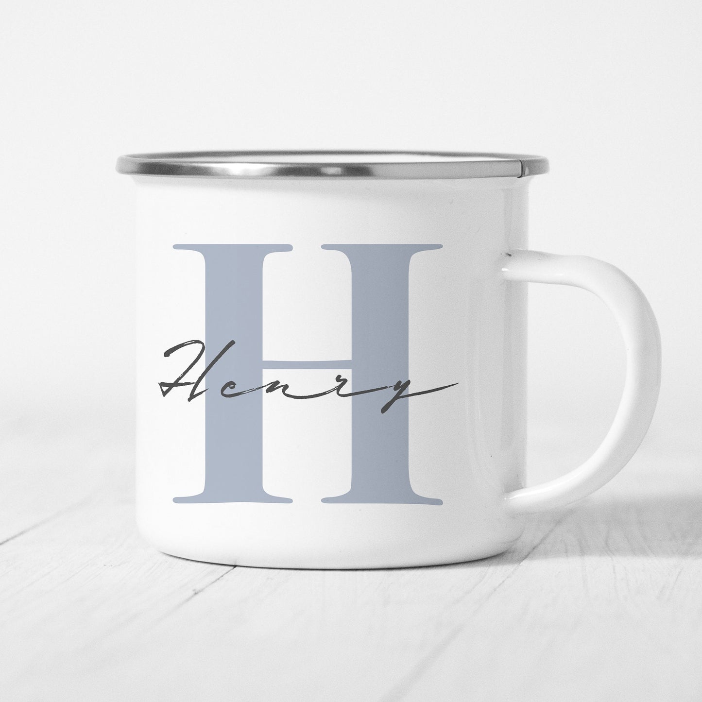 Buchstabentasse Personalisiert Emaille Tasse Buchstabe Name Namenstasse Namensgeschenk