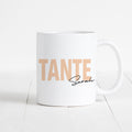 Tante Tasse Keramik Personalisiert mit Namen Verschiedene Farben Tabte Geschenk Personalisiert Geburtstag