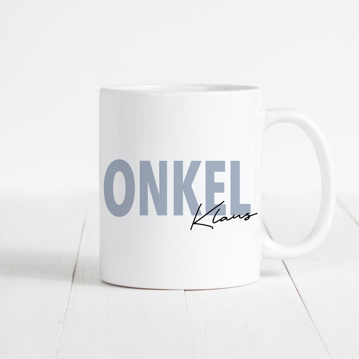 Onkel Tasse Keramik Personalisiert mit Namen Verschiedene Farben Onkel Geschenk Geburtstag