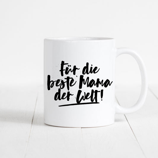 Für Die Beste Mama Der Welt Tasse Keramik Keramiktasse Mutter Geschenk