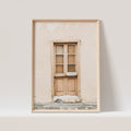 Fotografie "Alte Haustür" Fotokunst Poster Fotoposter Fotoprint Kunstdruck Beiges Bild Wanddeko Foto Wandbild Kunst