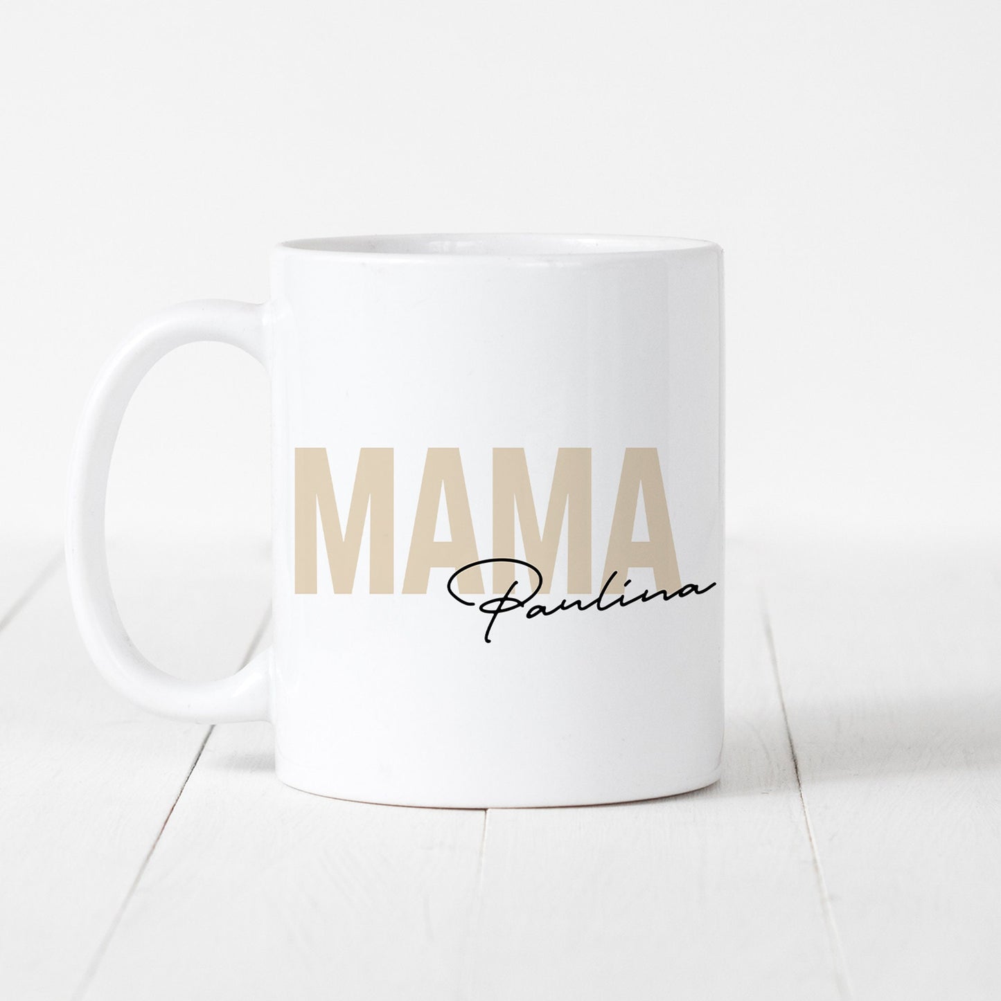 Mama Tasse Keramik Personalisiert mit Namen Verschiedene Farben Mutter Geschenk Geburtstag Muttertag Muttertagsgeschenk