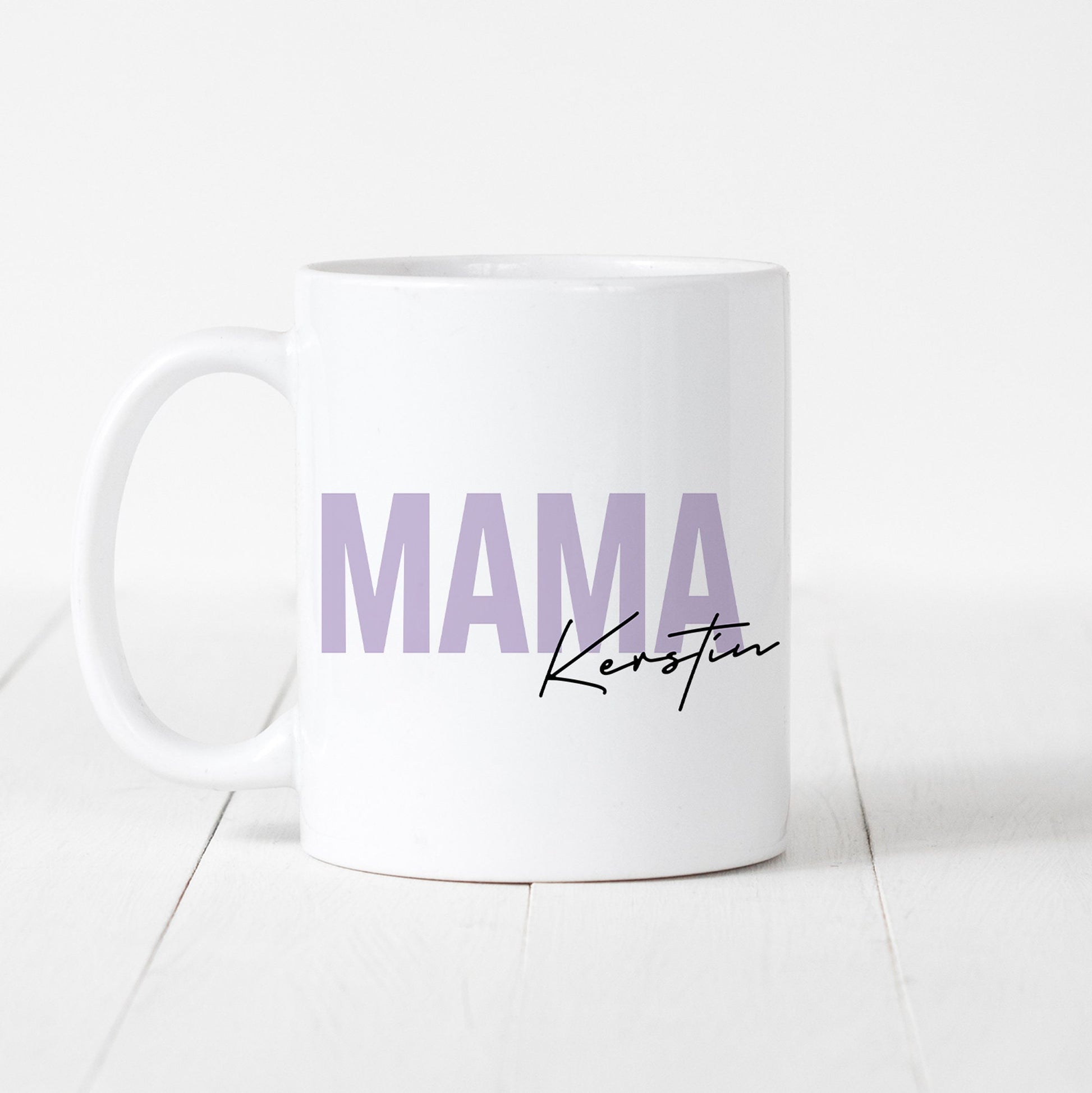 Mama Tasse Keramik Personalisiert mit Namen Verschiedene Farben Mutter Geschenk Geburtstag Muttertag Muttertagsgeschenk