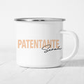 Patentante Tasse Emaille Personalisiert mit Namen Verschiedene Farben Patentante Geschenk Personalisiert Geburtstag