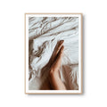 Fotoposter "Frau im Bett" Fotokunst Fotografie Poster Fotoprint Kunstdruck Bild Wanddeko Foto Wandbild Kunst