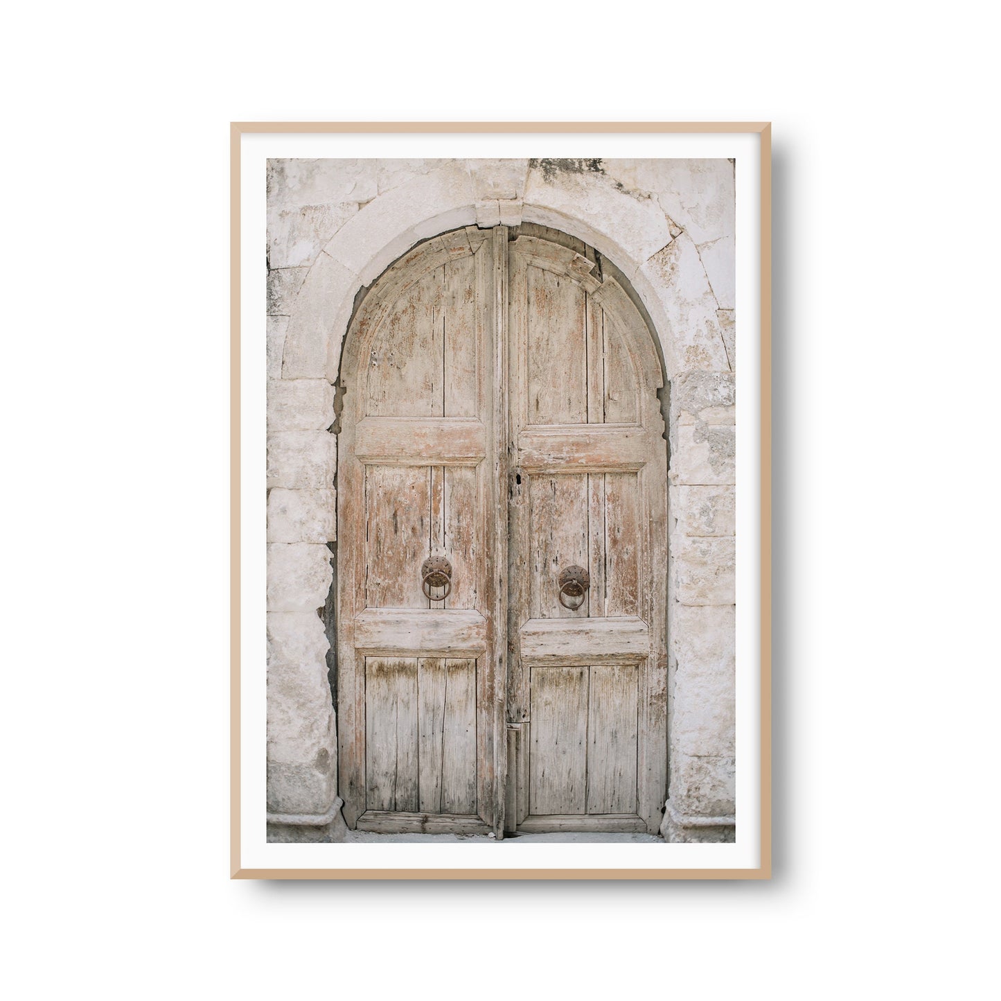 Fotoposter "Alte Tür" Tor Vintage Fotokunst Fotografie Poster Fotoprint Kunstdruck Bild Wanddeko Foto Wandbild Kunst (OHNE RAHMEN)