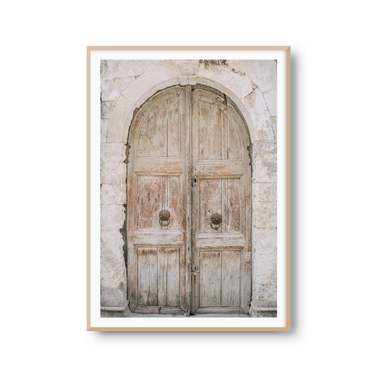 Fotoposter "Alte Tür" Tor Vintage Fotokunst Fotografie Poster Fotoprint Kunstdruck Bild Wanddeko Foto Wandbild Kunst (OHNE RAHMEN)