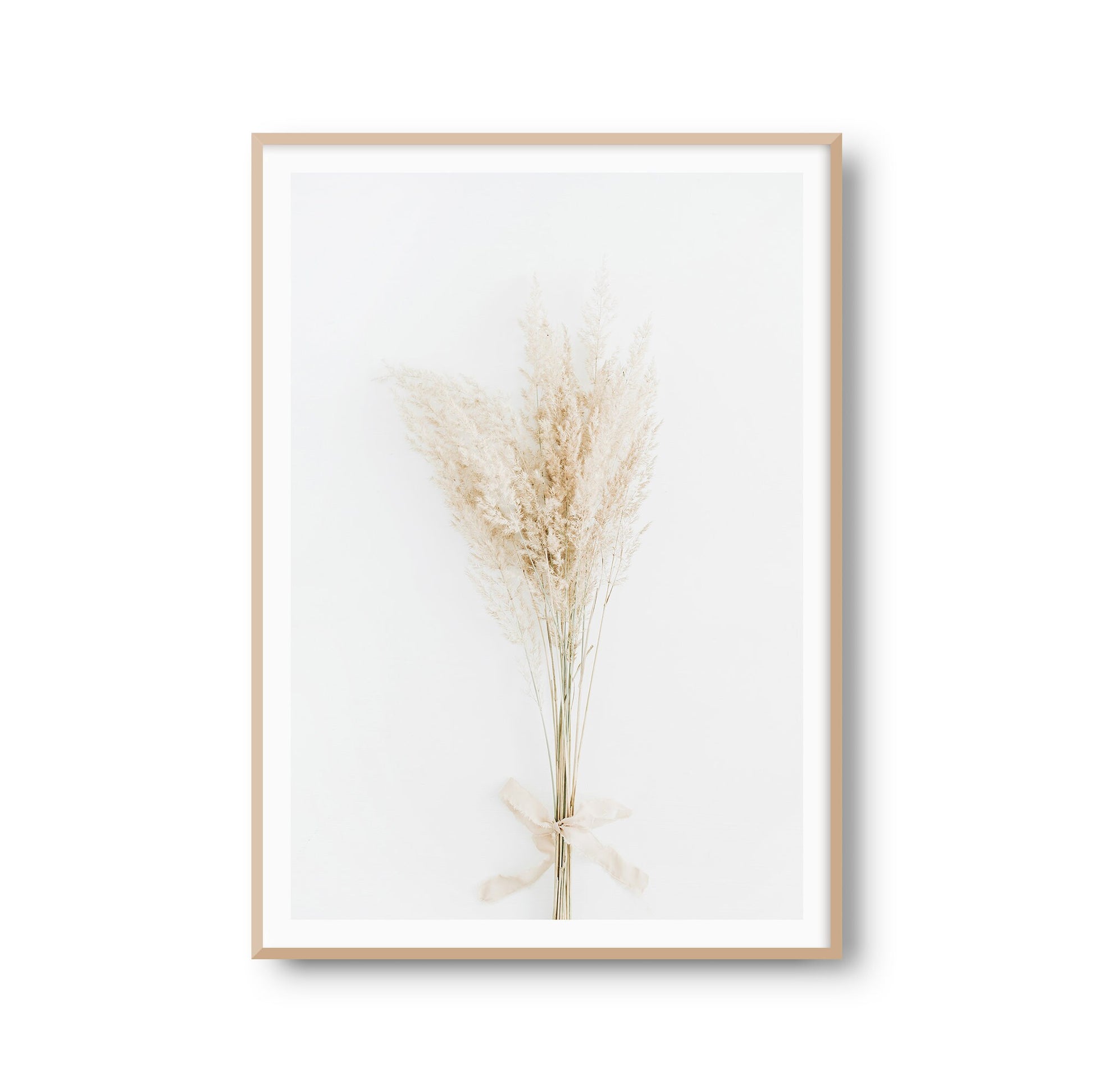 Wanddeko Poster "Wedel" Trockenblumen Fotoprint Kunstdruck Bild Fotografie Print Wandbild Kunstdruck (OHNE RAHMEN)