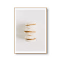 Wanddeko Poster "Macaron" Küchendeko Fotoprint Kunstdruck Bild Fotografie Print Wandbild Kunstdruck (OHNE RAHMEN)