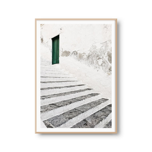 Wanddeko Poster "Alte Treppe" Fotoprint Kunstdruck Bild Fotografie Print Wandbild Kunstdruck (OHNE RAHMEN)