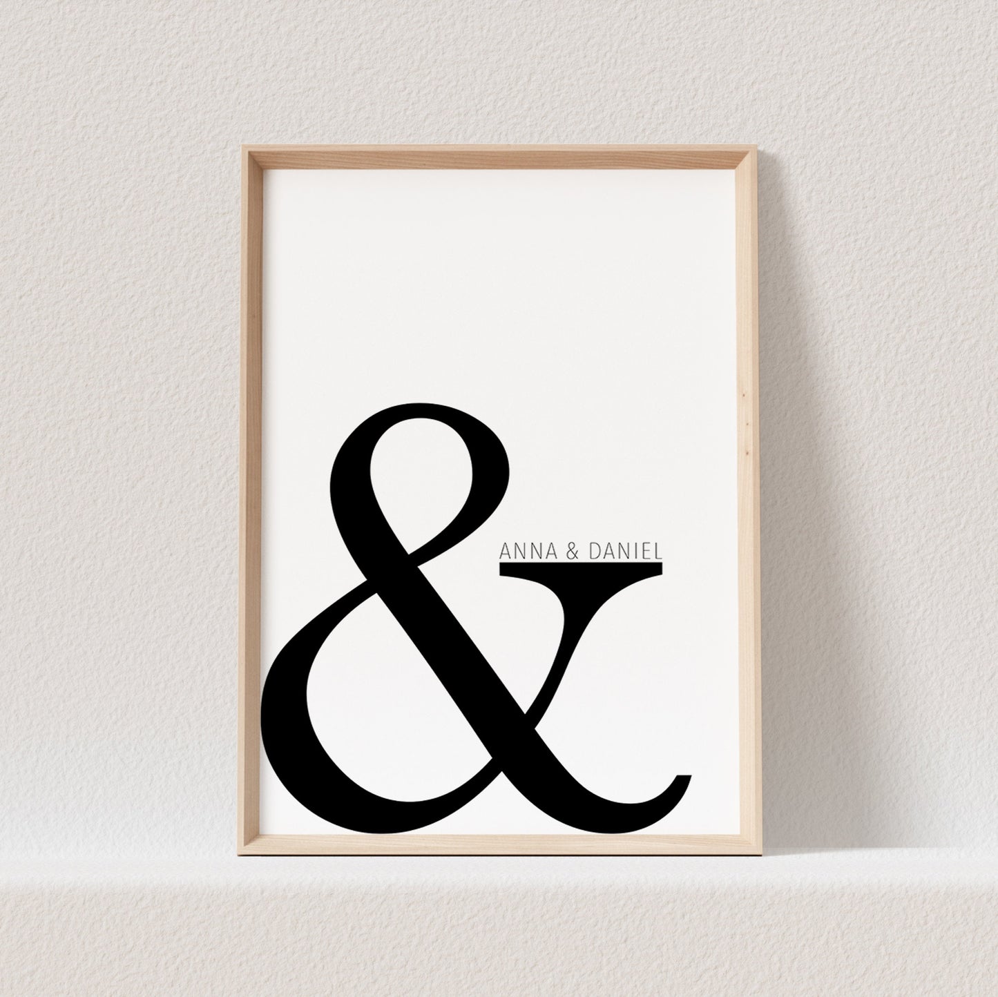 Liebesposter Personalisiert Poster Jahrestag Liebe Hochzeitsposter Hochzeitstag Geschenk (OHNE RAHMEN)