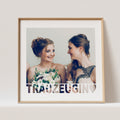 Trauzeugin Bild Mit Foto Personalisierbar Poster Trauzeugin Fragen Geschenk (OHNE RAHMEN)