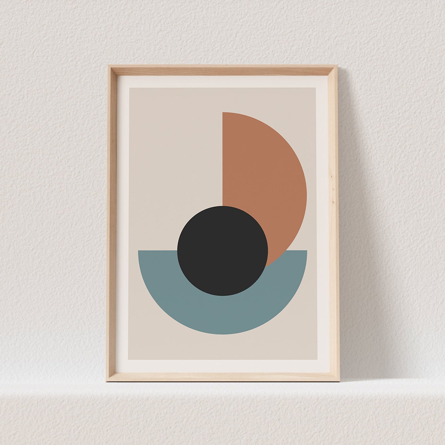 Minimalistisches Poster Boho Wanddekoration Abstraktes Bild Farbig (OHNE RAHMEN)