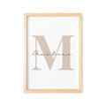 Poster Kinderzimmer Babyzimmer Namensposter Bild Mit Buchstabe Und Name Kinderzimmerdeko