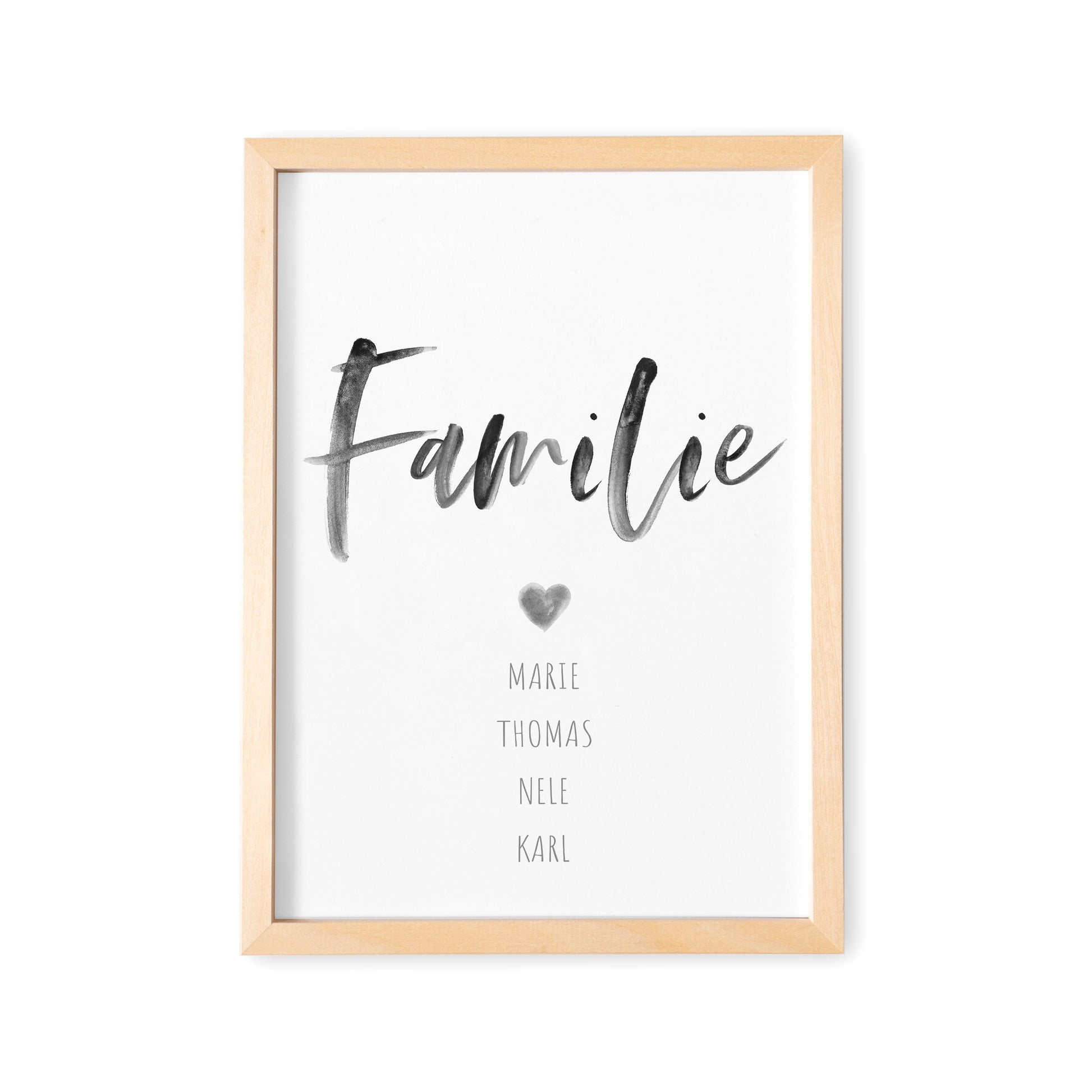 Bild Familie Family Poster Personalisiertes Familienposter Familienbild Geschenk
