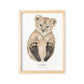 Fußabdrücke Baby Poster Löwe Fußabdruck Babygeschenk Geschenk Zur Geburt Personalisiert