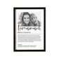 Beste Freundin Geschenk Herzensmensch Personalisierbares Bild Mit Foto Freundschaft