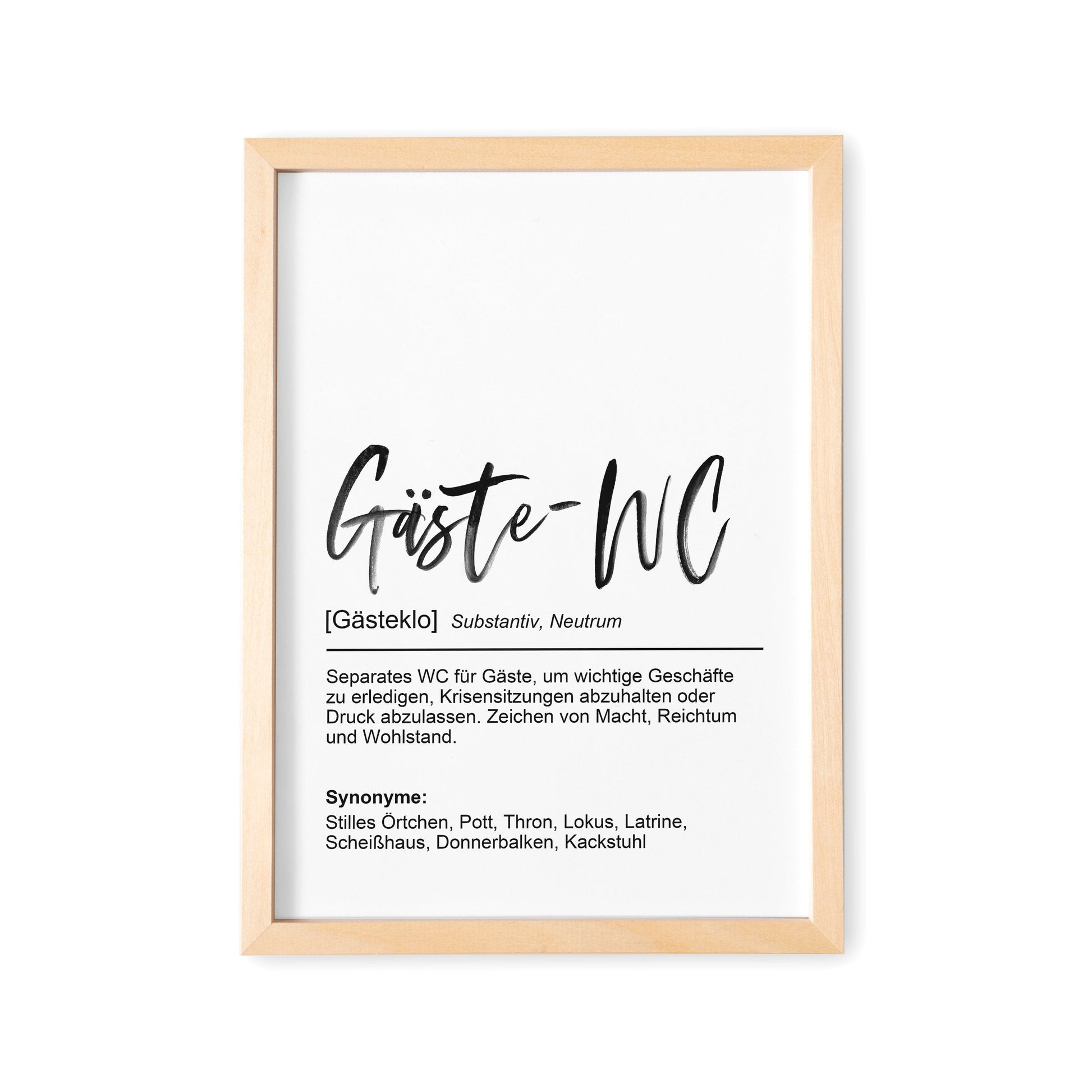 Badezimmer Deko Gäste WC Bild Mit Definition Badezimmer Poster Geschenk Zum Einzug