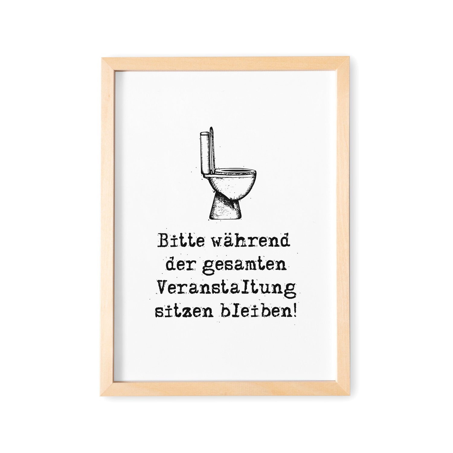 Einzugsgeschenk Badezimmer Deko Poster Gäste WC Schild Bild Gästebad