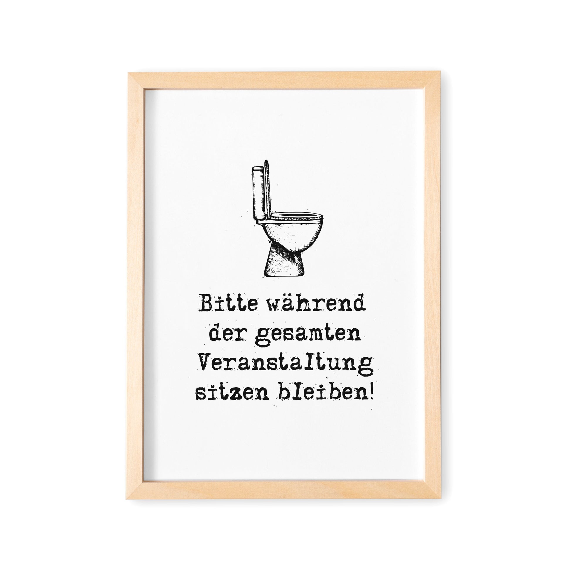 Einzugsgeschenk Badezimmer Deko Poster Gäste WC Schild Bild Gästebad