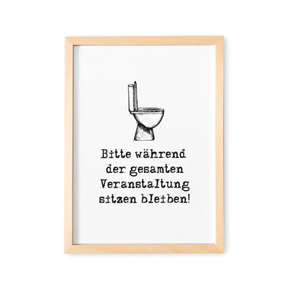 Einzugsgeschenk Badezimmer Deko Poster Gäste WC Schild Bild Gästebad