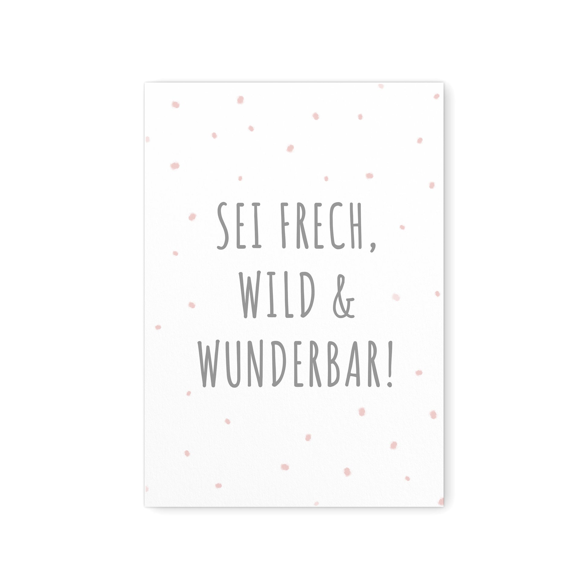 Sei Frech Wild Und Wunderbar Babyzimmer Deko Poster Bild Für Kinderzimmer Mädchen