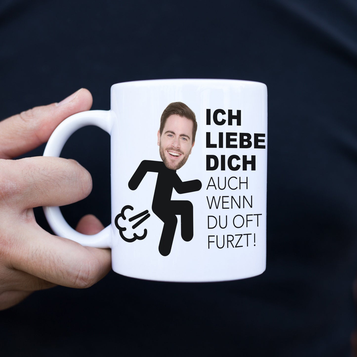 Jahrestag Geschenk Für Ehemann & Freund Personalisierte Tasse Mit Foto Lustiges Geschenk