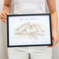 Herz Hände Familienposter Personalisiertes Bild & Geschenk Für Die Familie